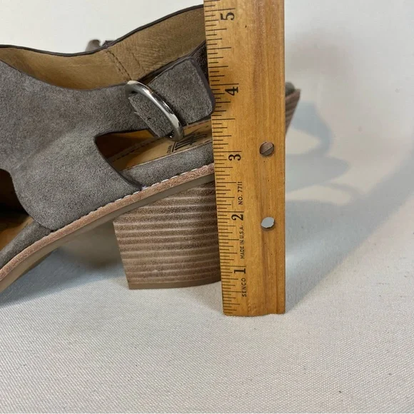 Sofft Women's Taupe‎ Suede Maben Sandals 11 - Picture 4 of 13